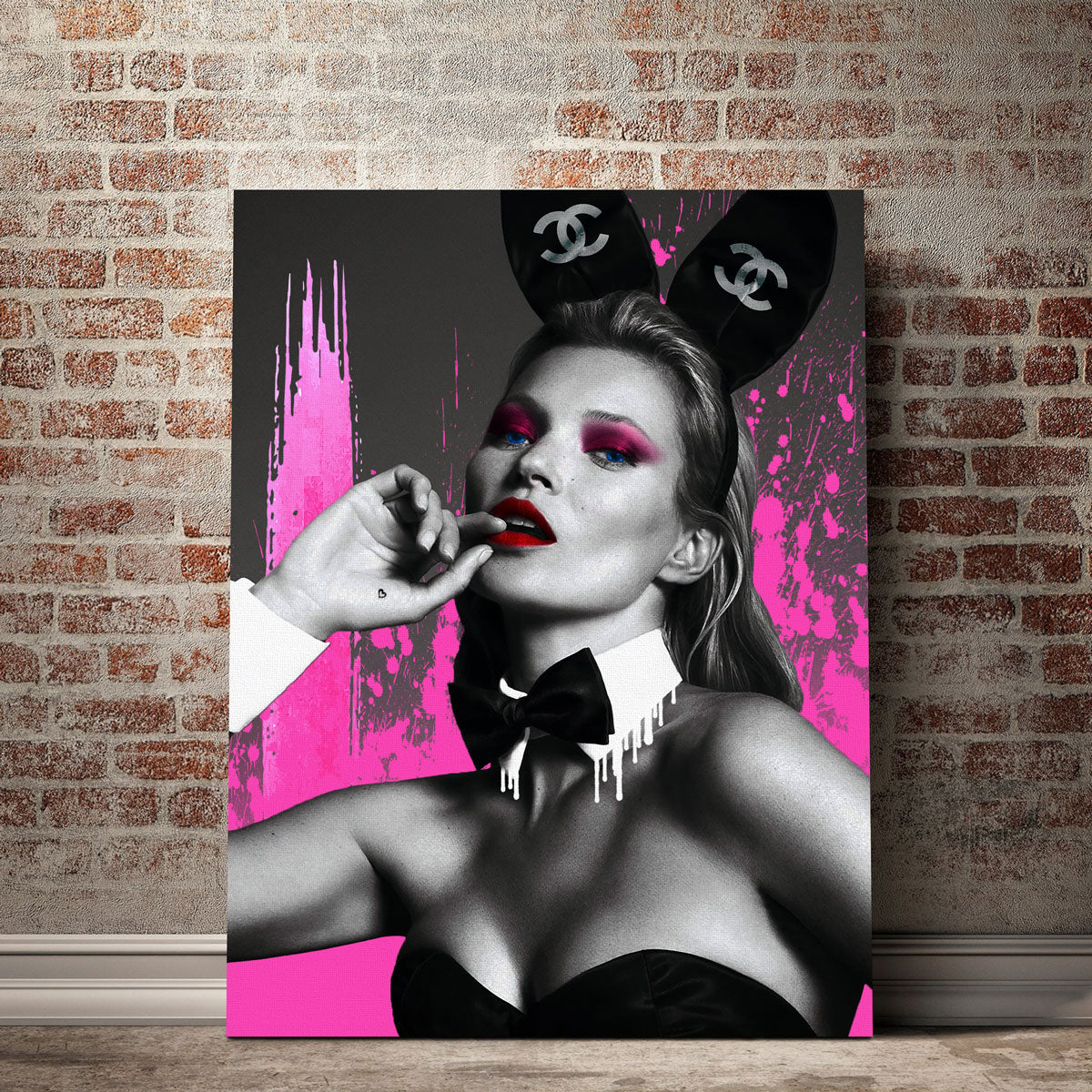 Kate Moss Chanel Wall Art
