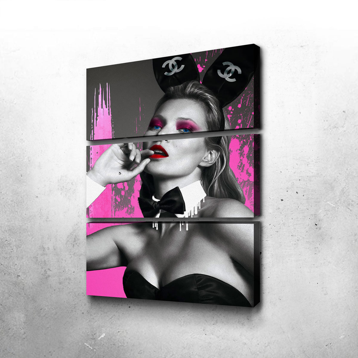 Kate Moss Chanel Wall Art
