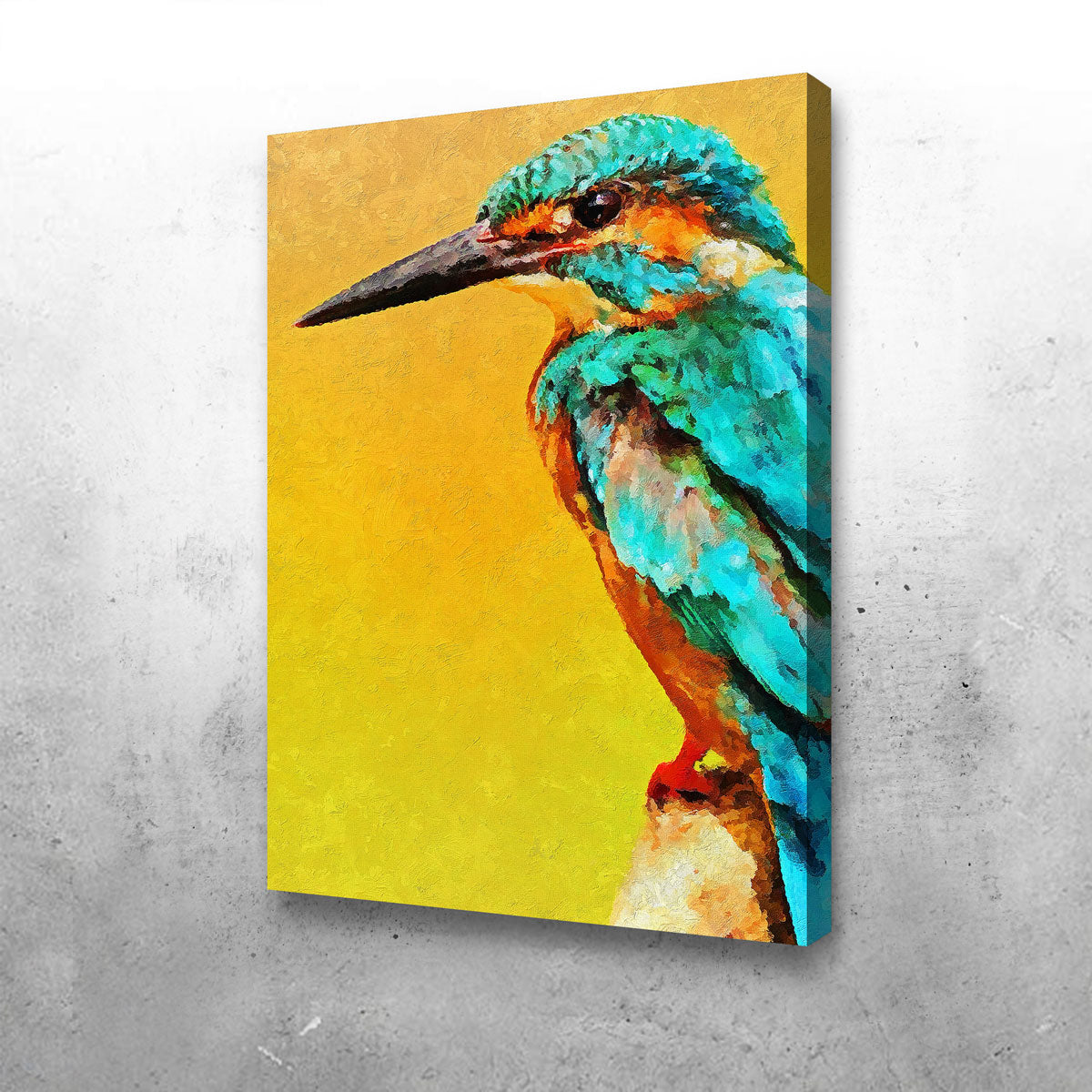 King Fisher Painting Wall Art