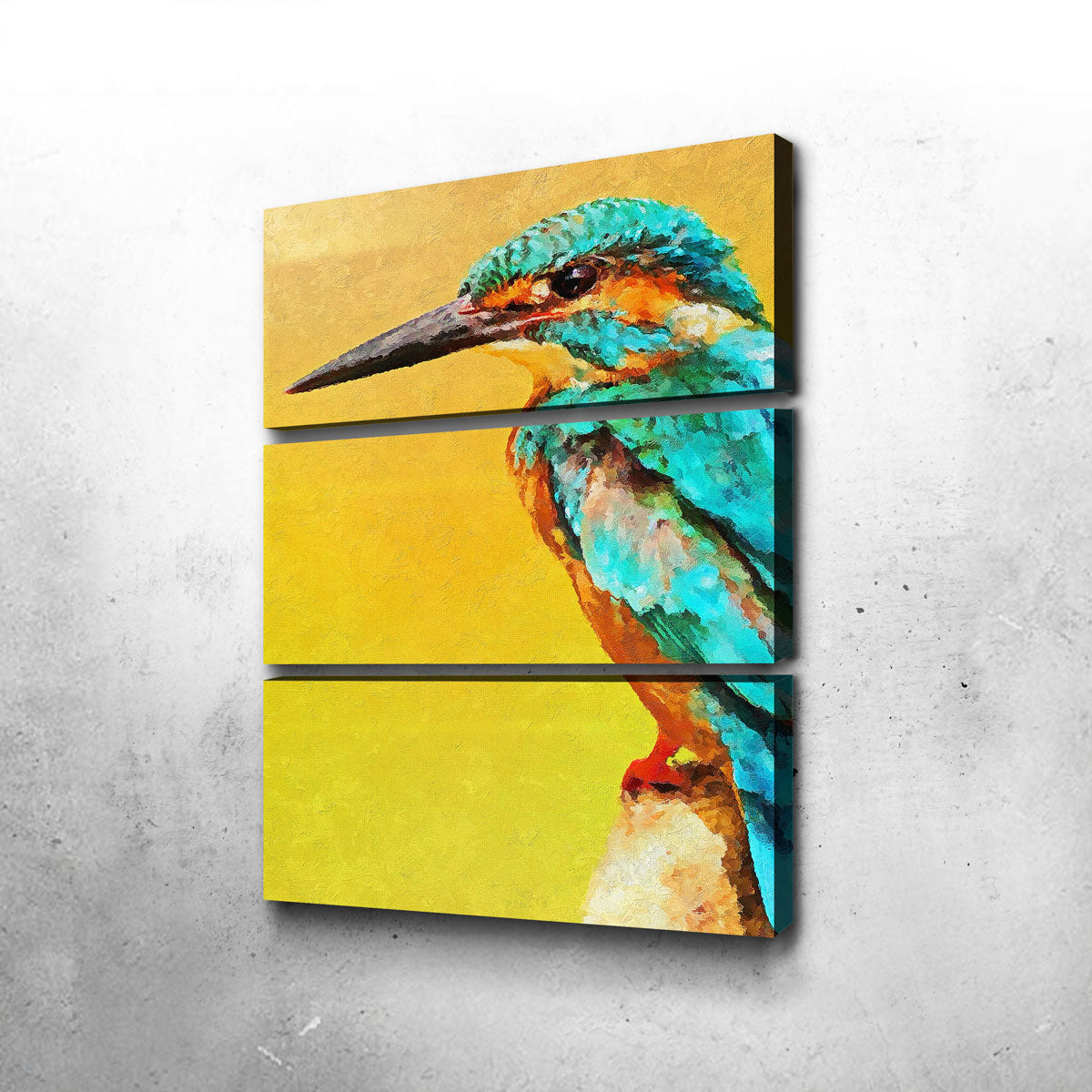 King Fisher Painting Wall Art