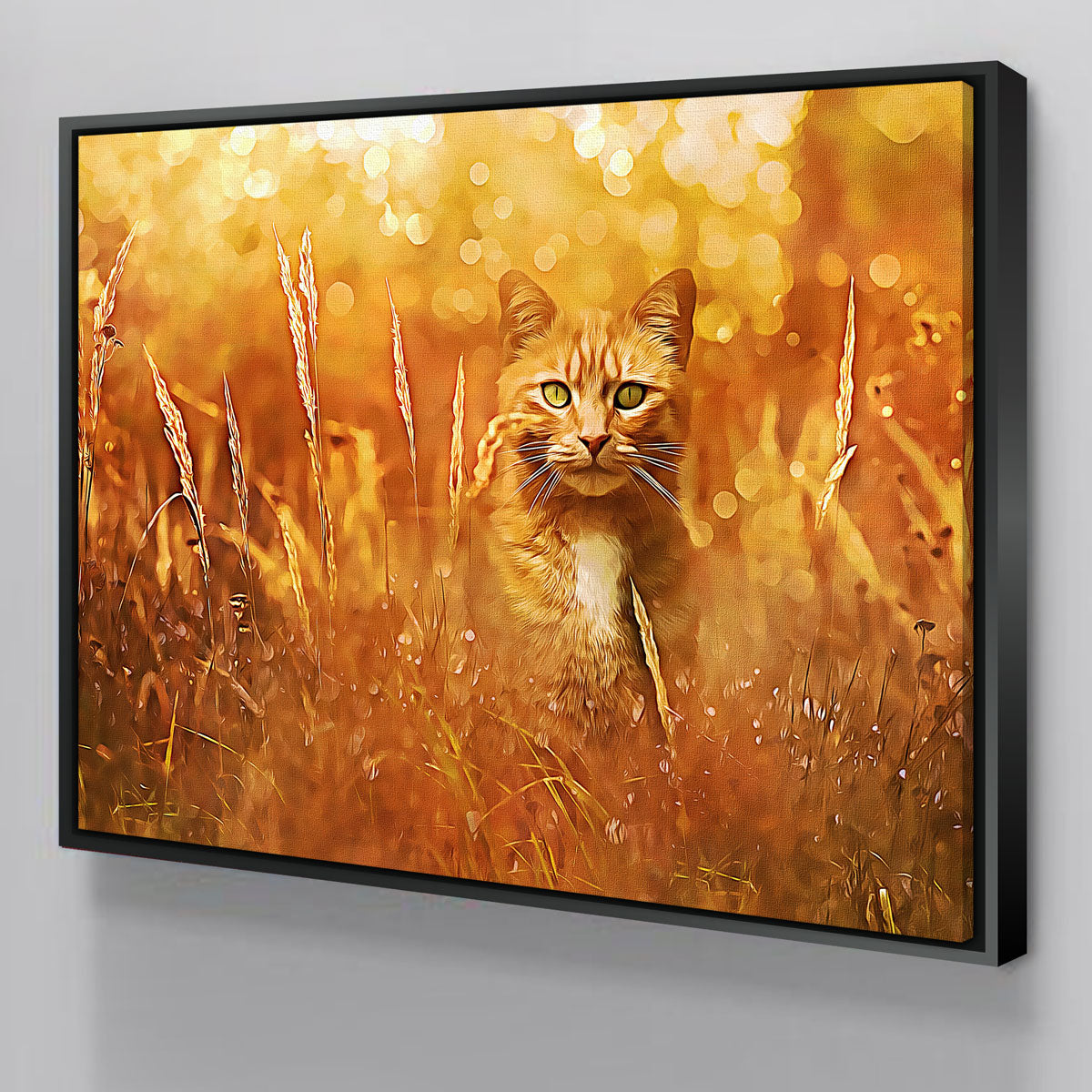 Little Tiger In The Grass Wall Art