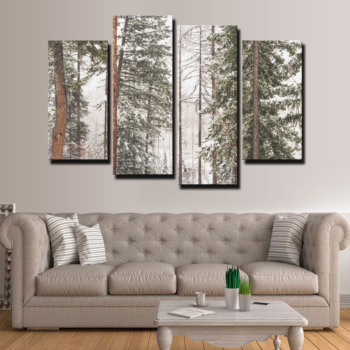 Snow in Lois Creek Wall Art