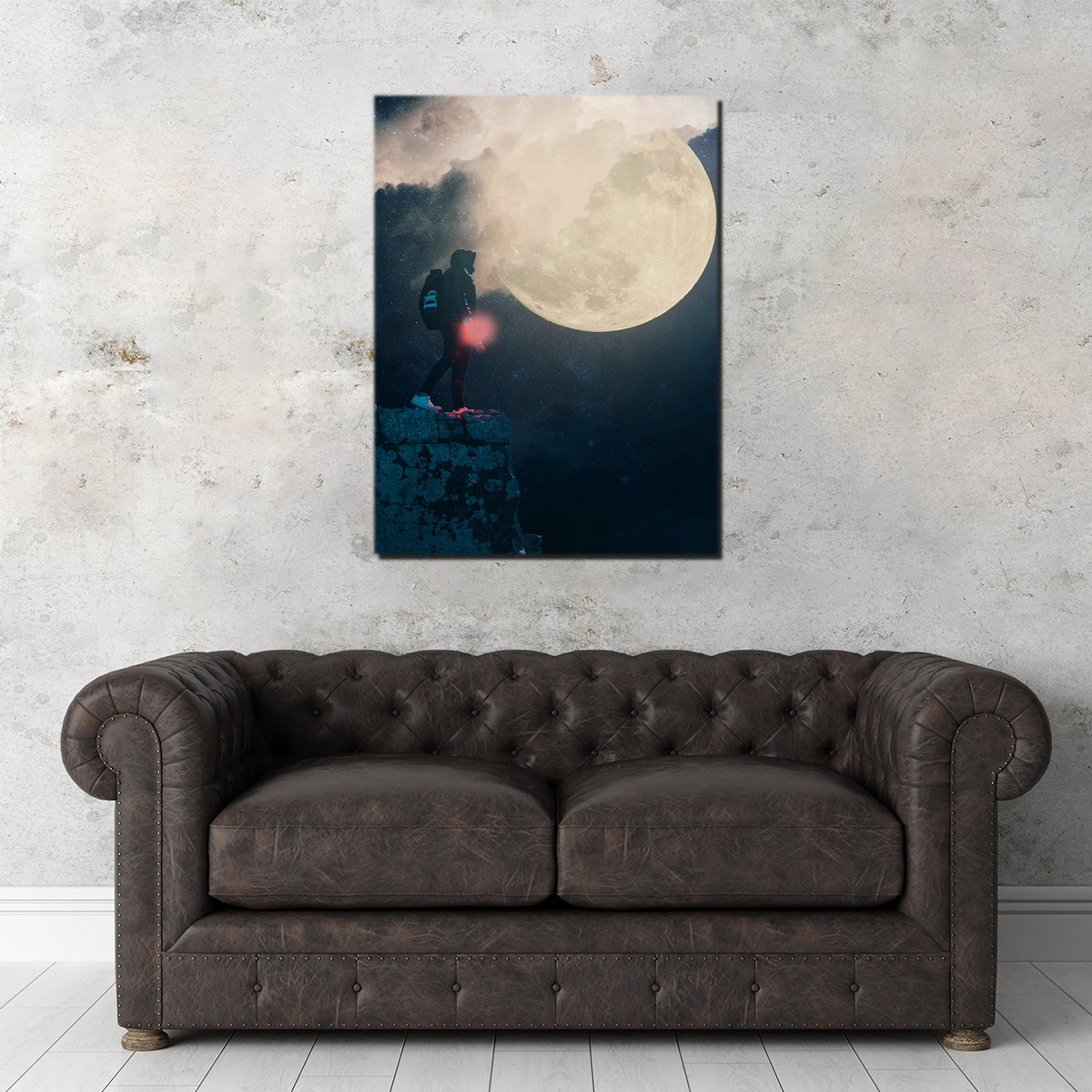 Look At The Moon Wall Art