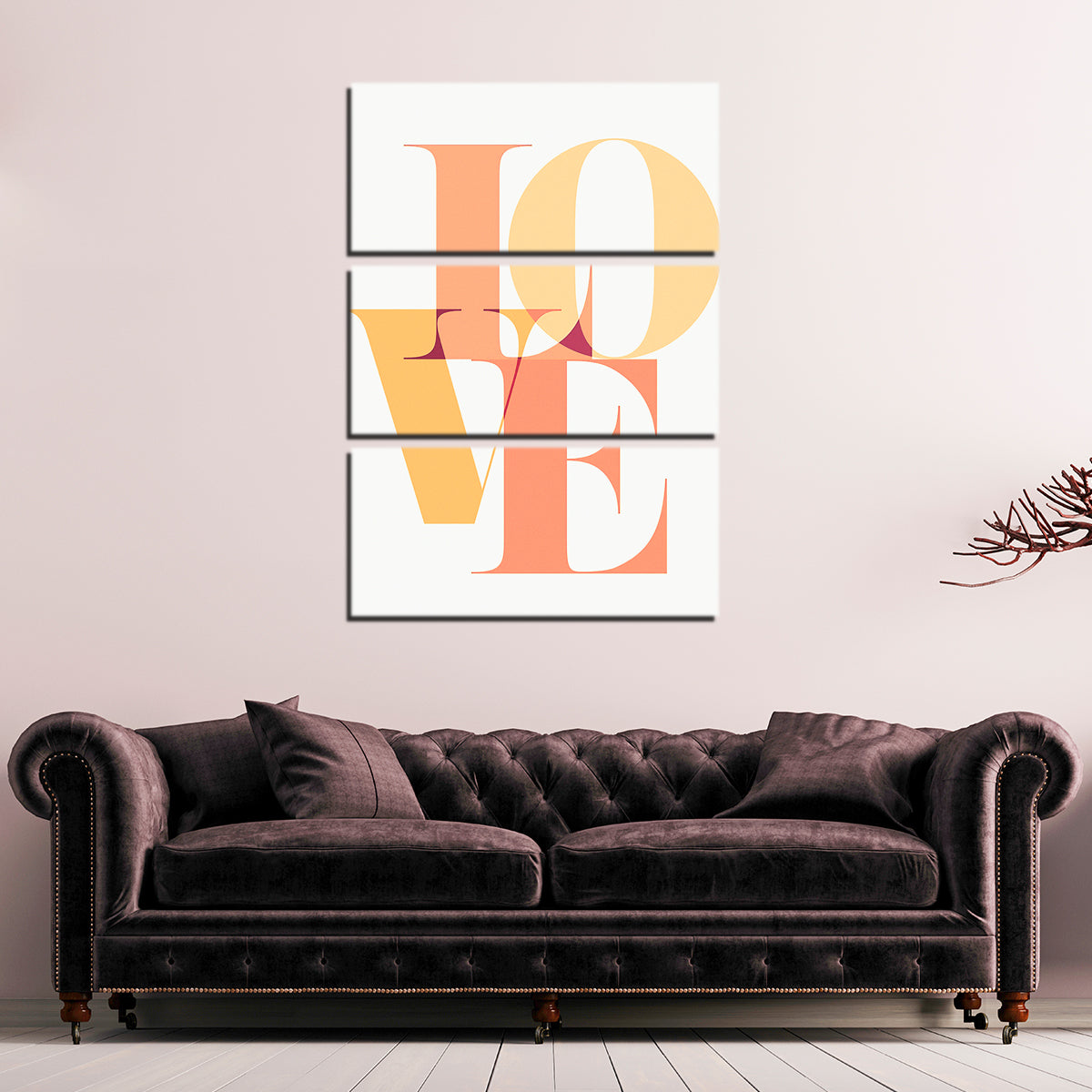 Love Block Wall Art