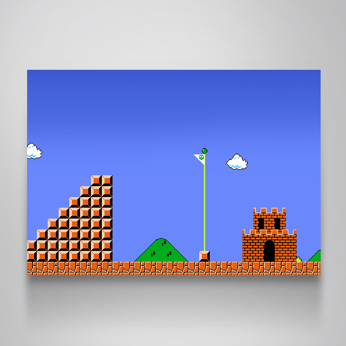 Mario Bros Finish Line Wall Art
