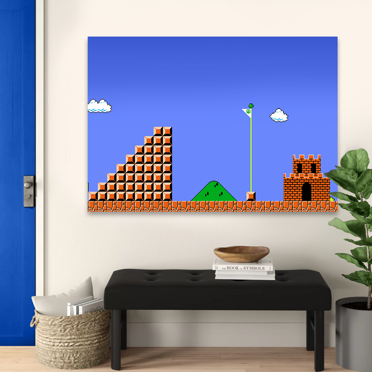Mario Bros Finish Line Wall Art