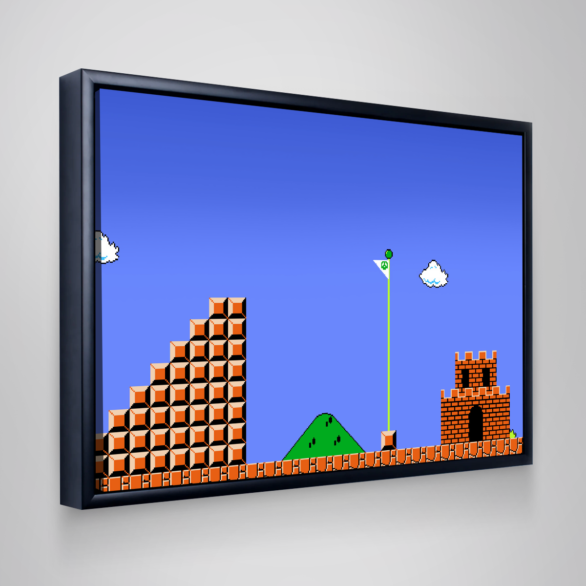 Mario Bros Finish Line Wall Art