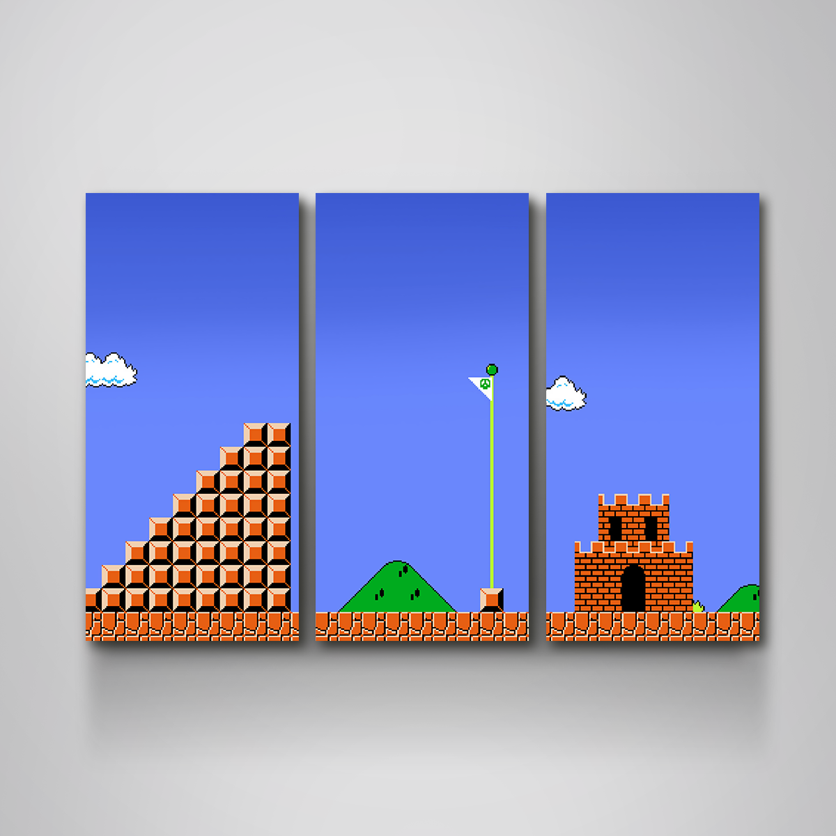 Mario Bros Finish Line Wall Art