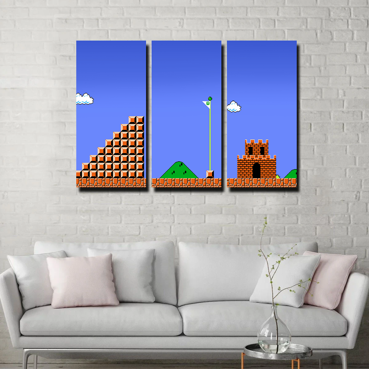 Mario Bros Finish Line Wall Art