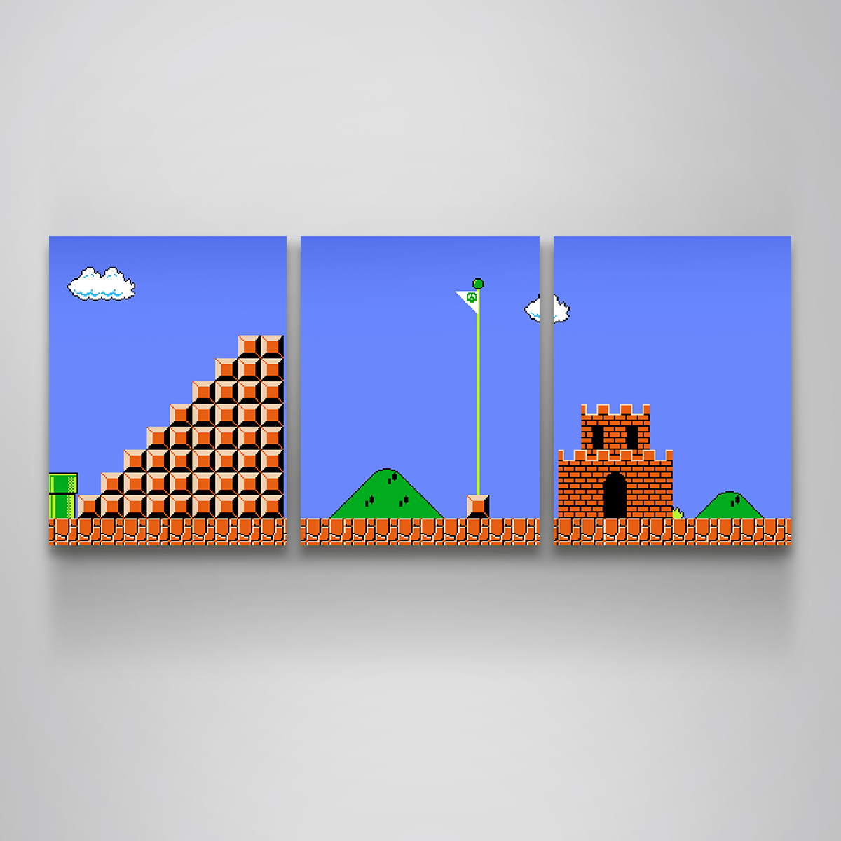 Mario Bros Finish Line Wall Art