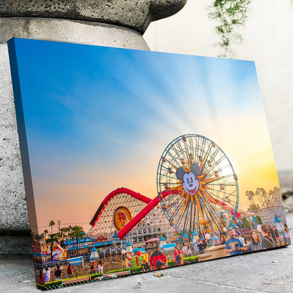 California Adventure Sunset Wall Art
