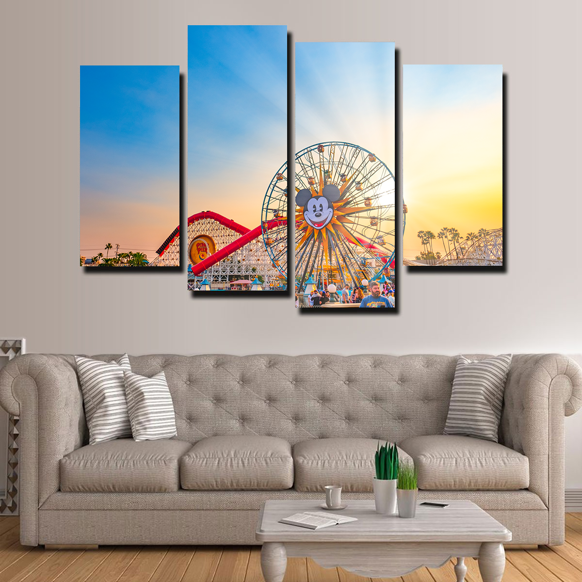 California Adventure Sunset Wall Art