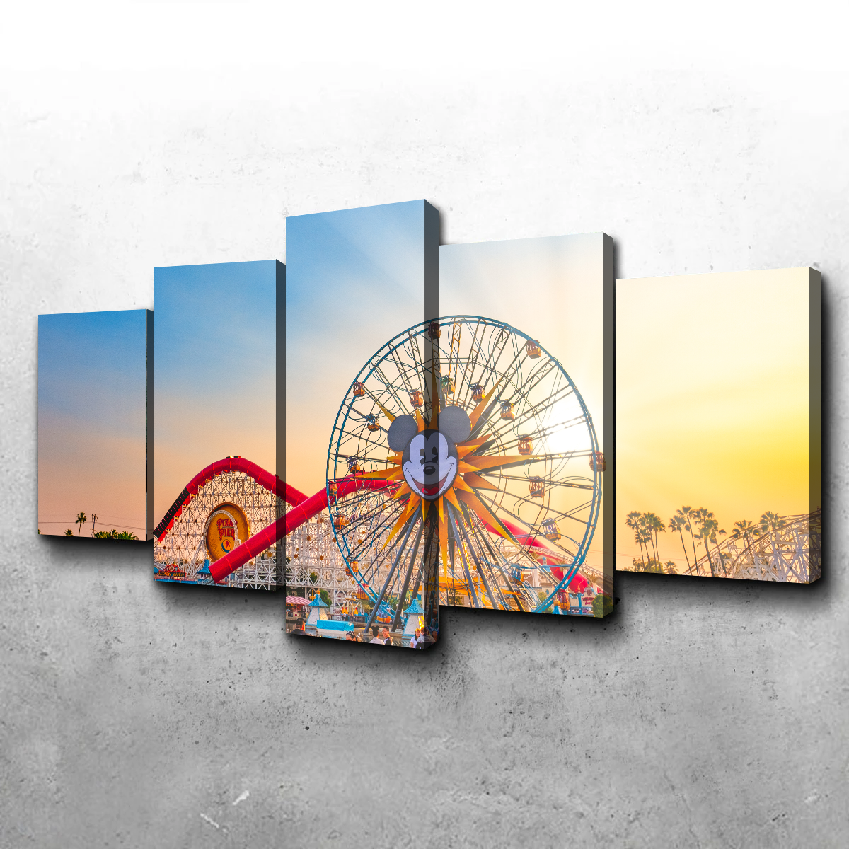 California Adventure Sunset Wall Art