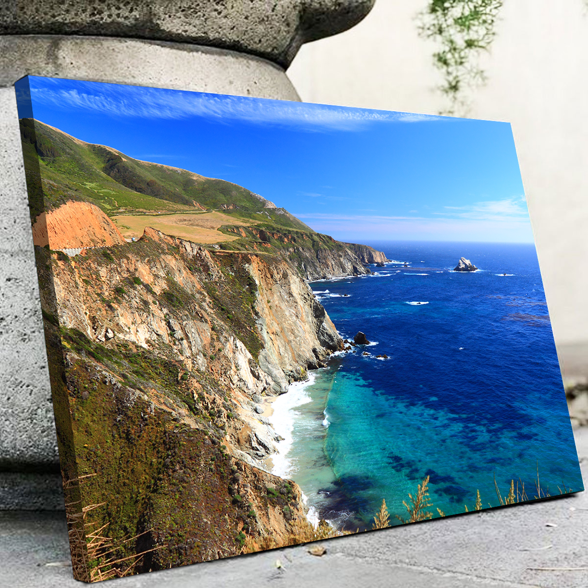 California Coastline Wall Art
