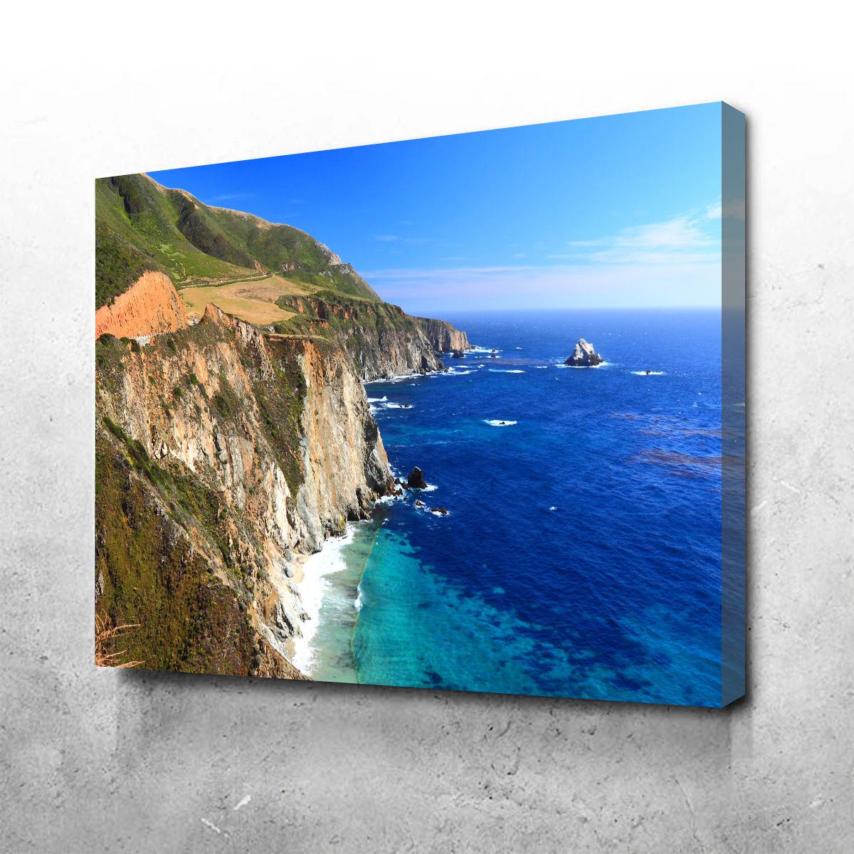 California Coastline Wall Art
