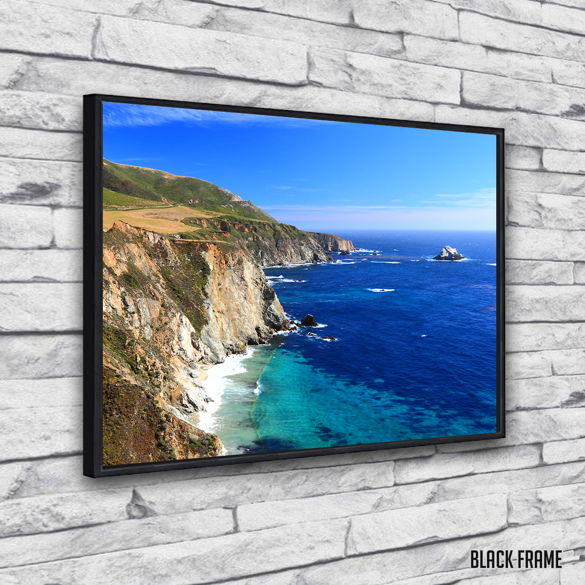 California Coastline Wall Art