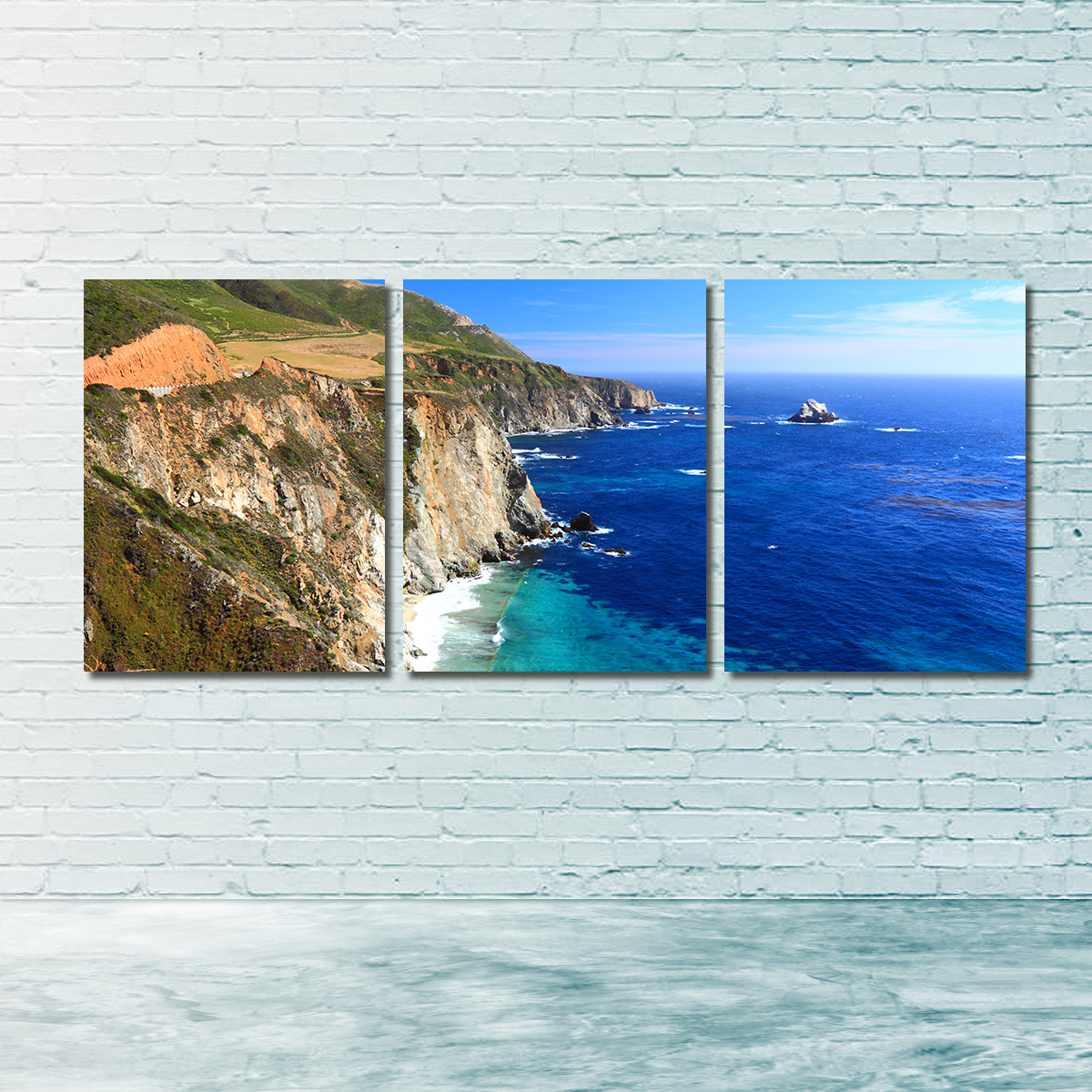 California Coastline Wall Art