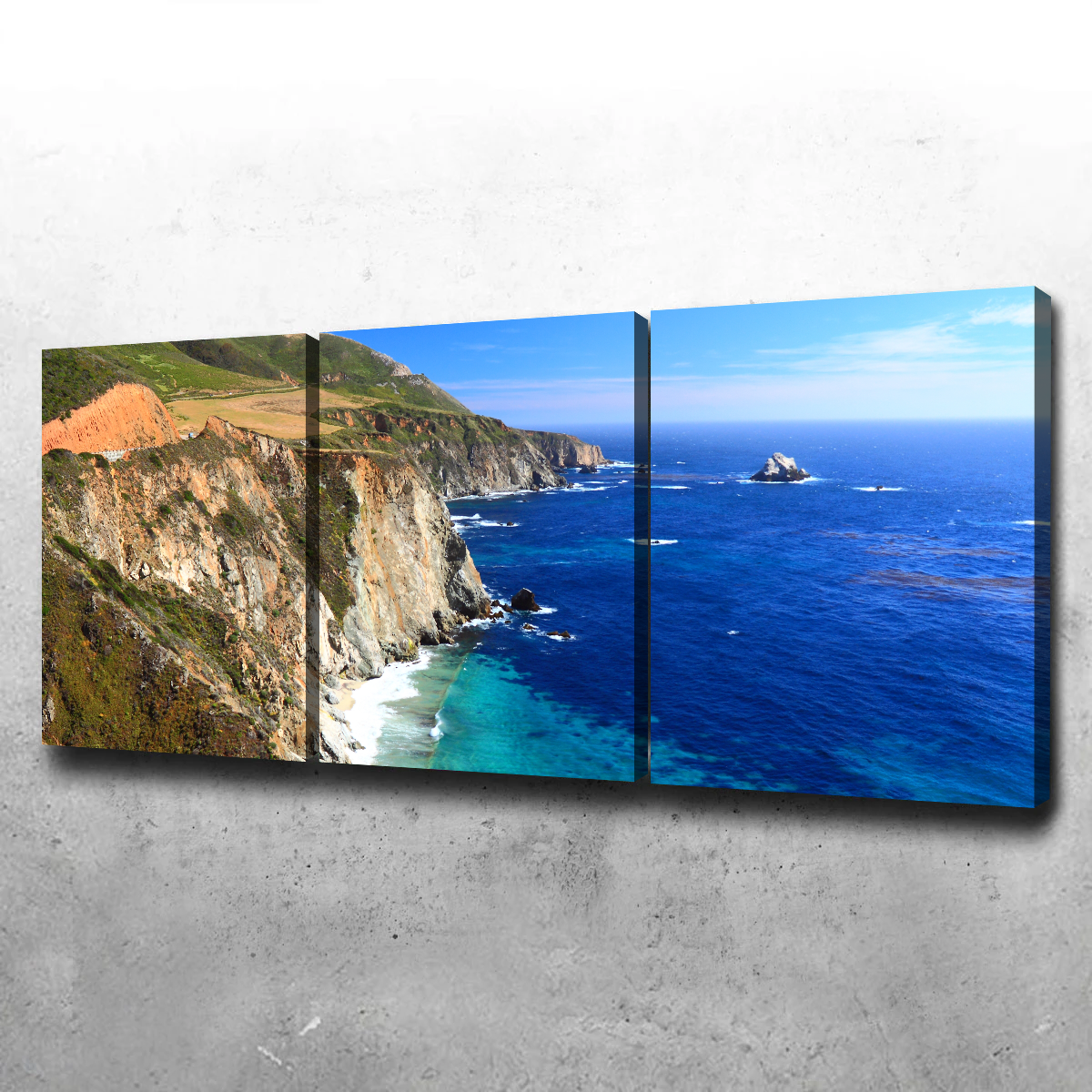California Coastline Wall Art