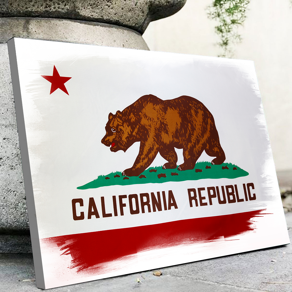 California State Flag Wall Art