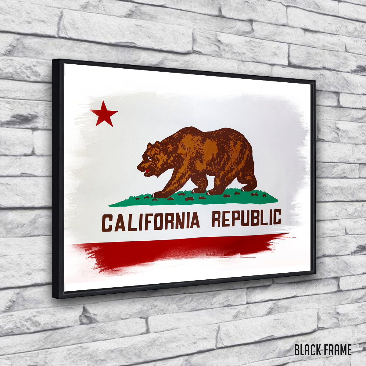 California State Flag Wall Art