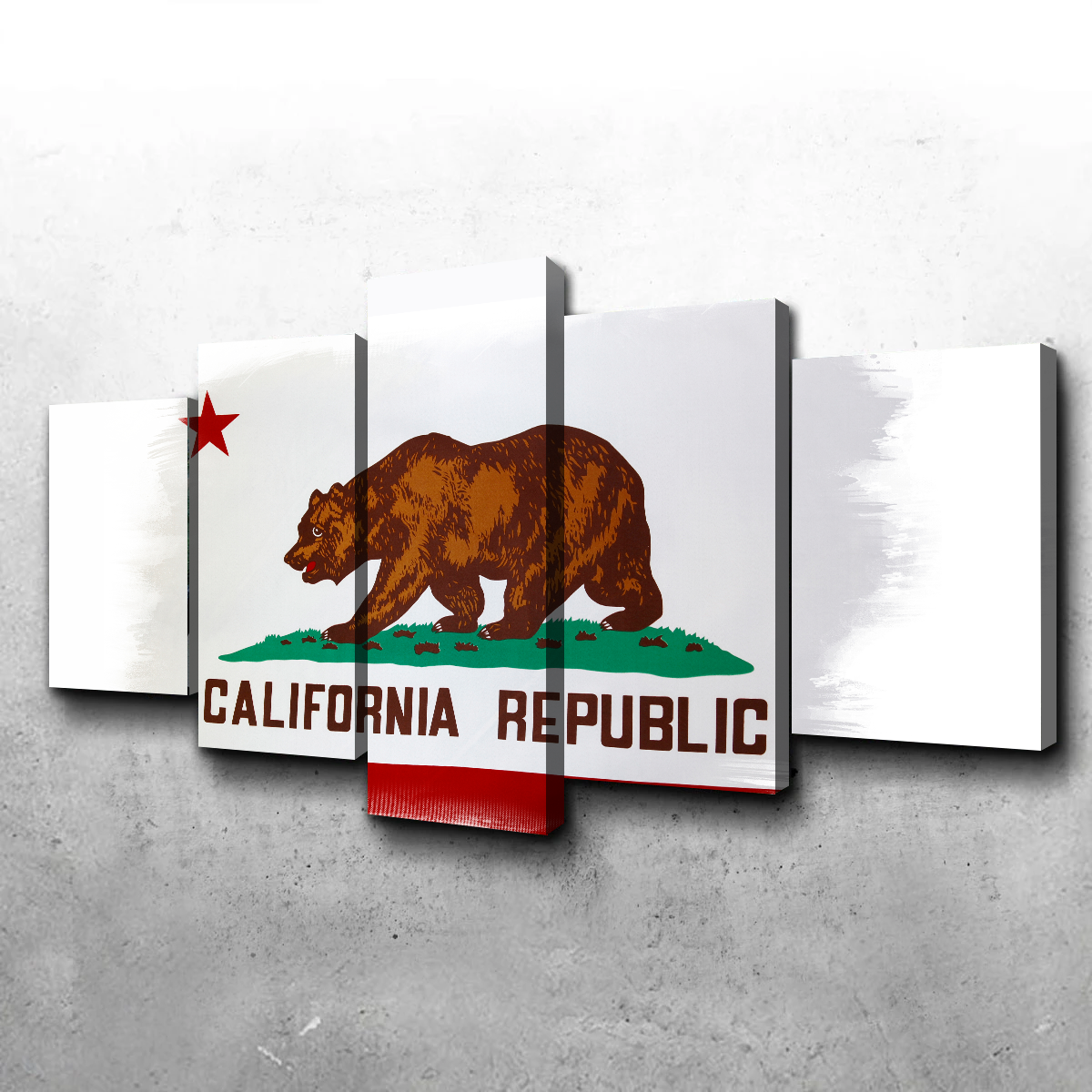 California State Flag Wall Art