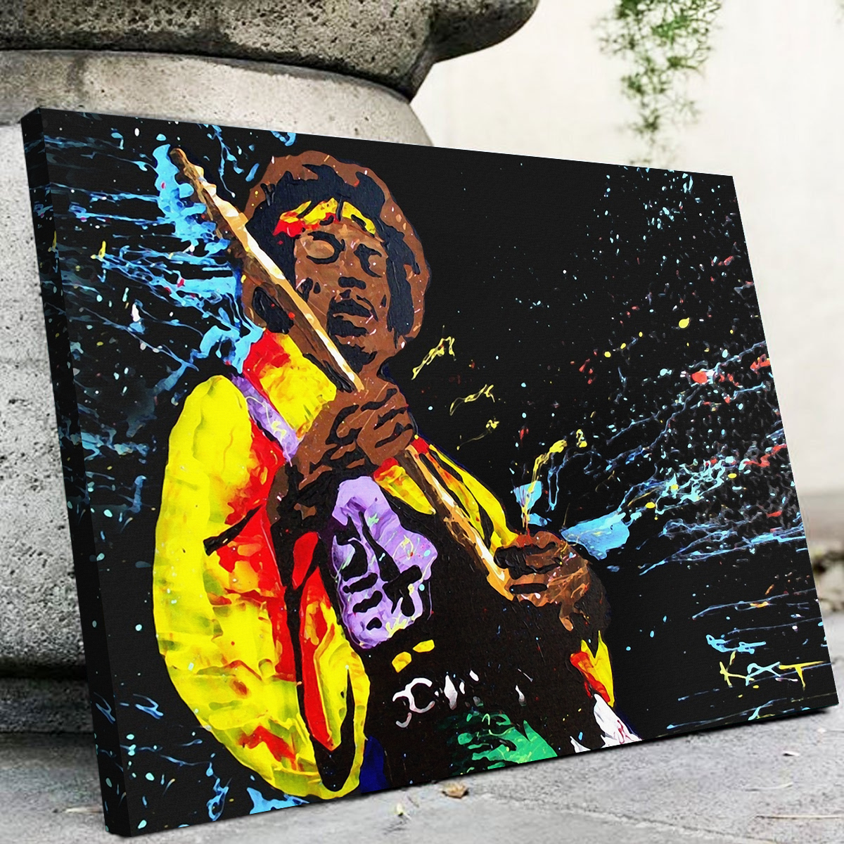 Hendrix Canvas Wall Art