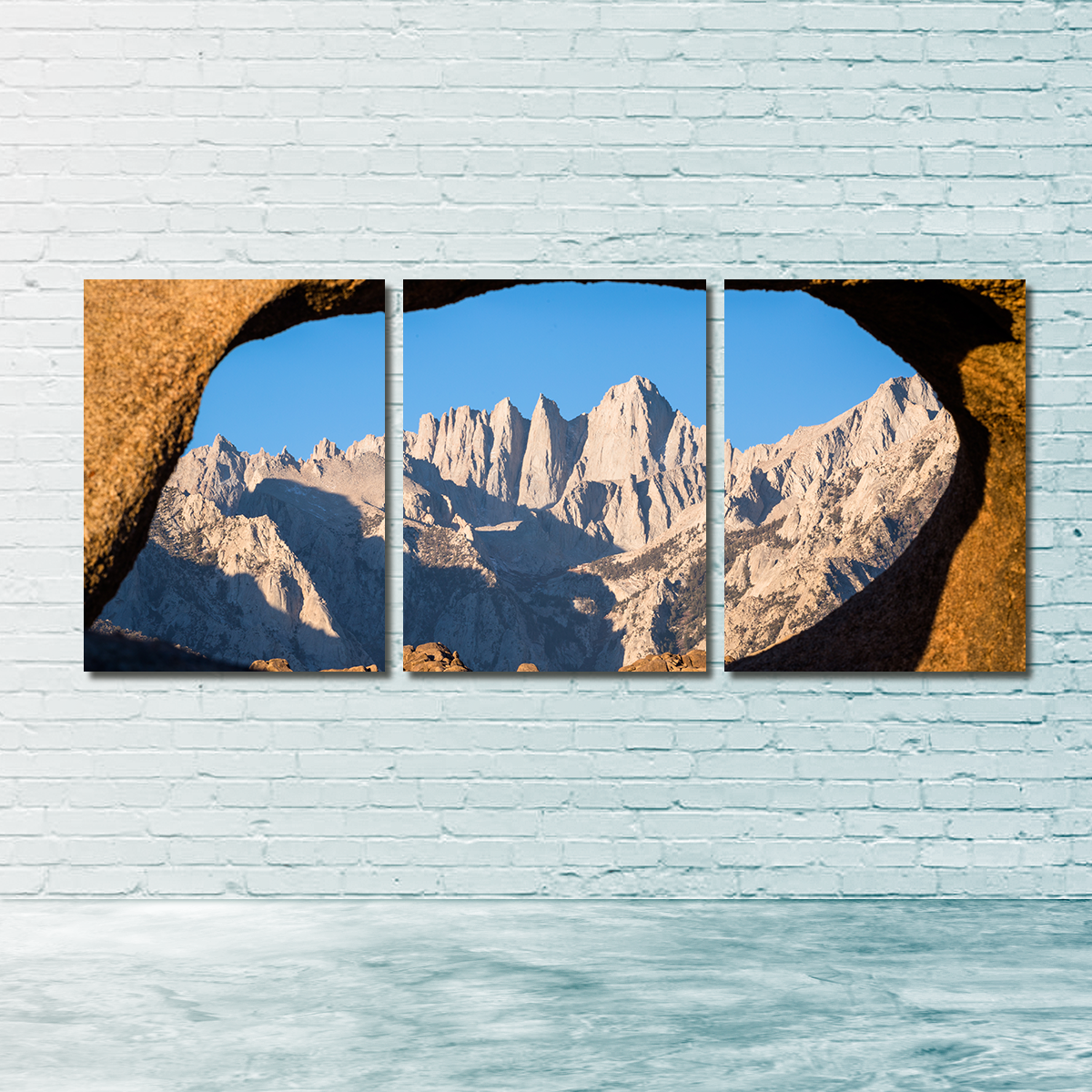 Mount Whitney through Sandstone Archway Wall Art