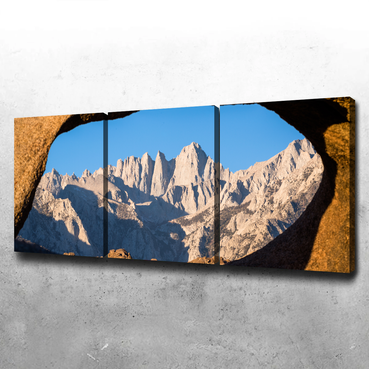 Mount Whitney through Sandstone Archway Wall Art