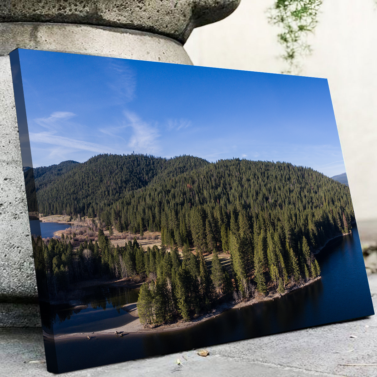 Siskiyou Lake and Mount Shasta Wall Art