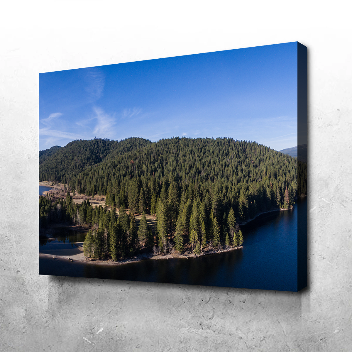 Siskiyou Lake and Mount Shasta