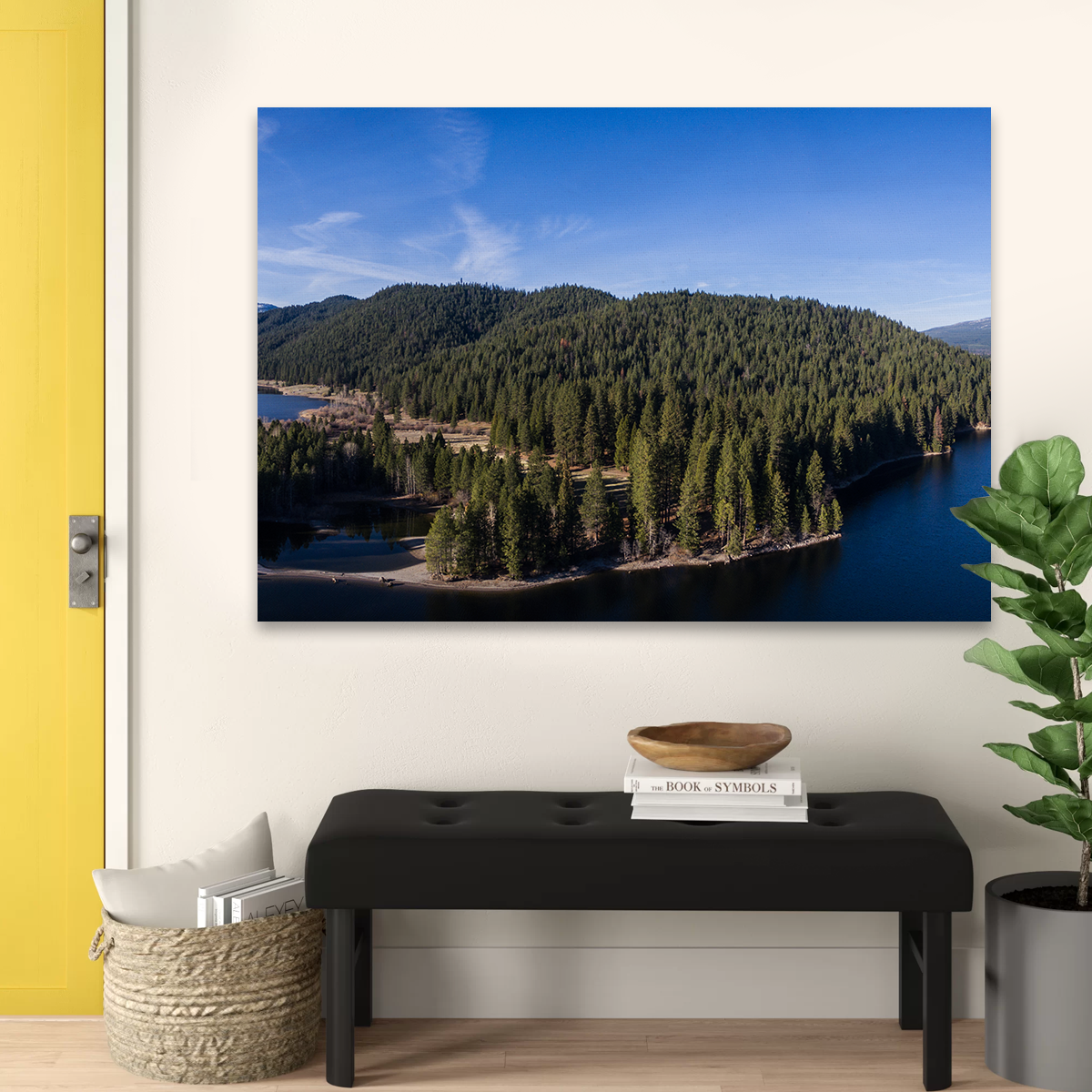 Siskiyou Lake and Mount Shasta Wall Art