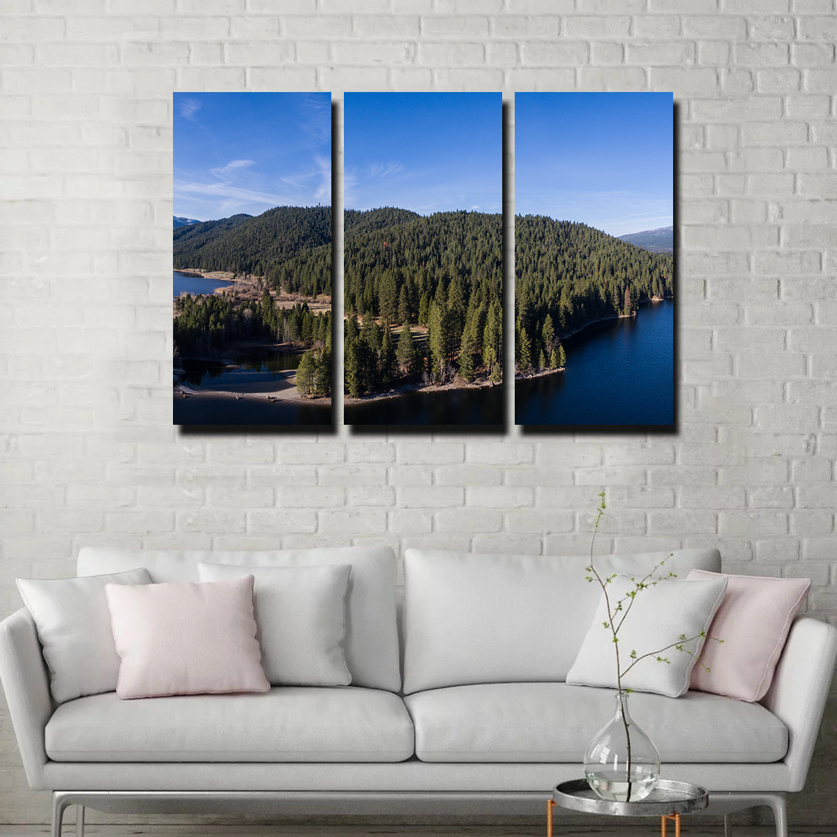 Siskiyou Lake and Mount Shasta Wall Art