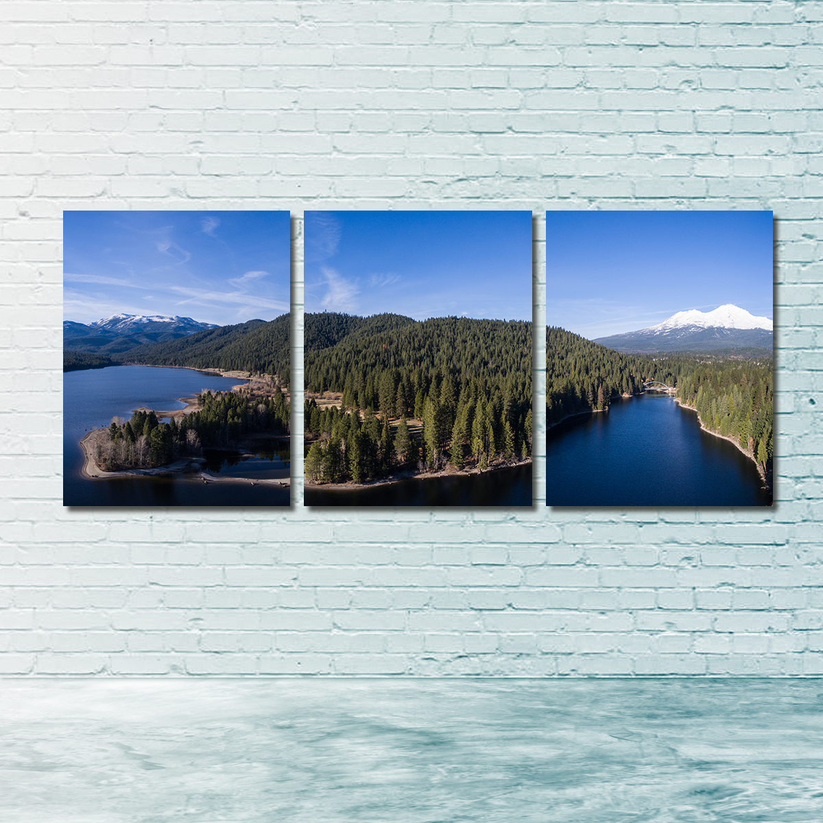 Siskiyou Lake and Mount Shasta Wall Art