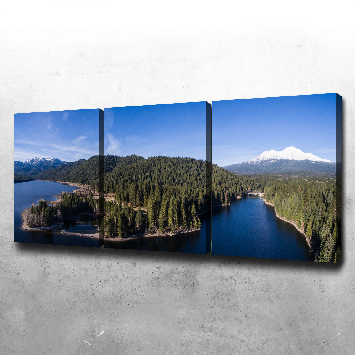 Siskiyou Lake and Mount Shasta Wall Art