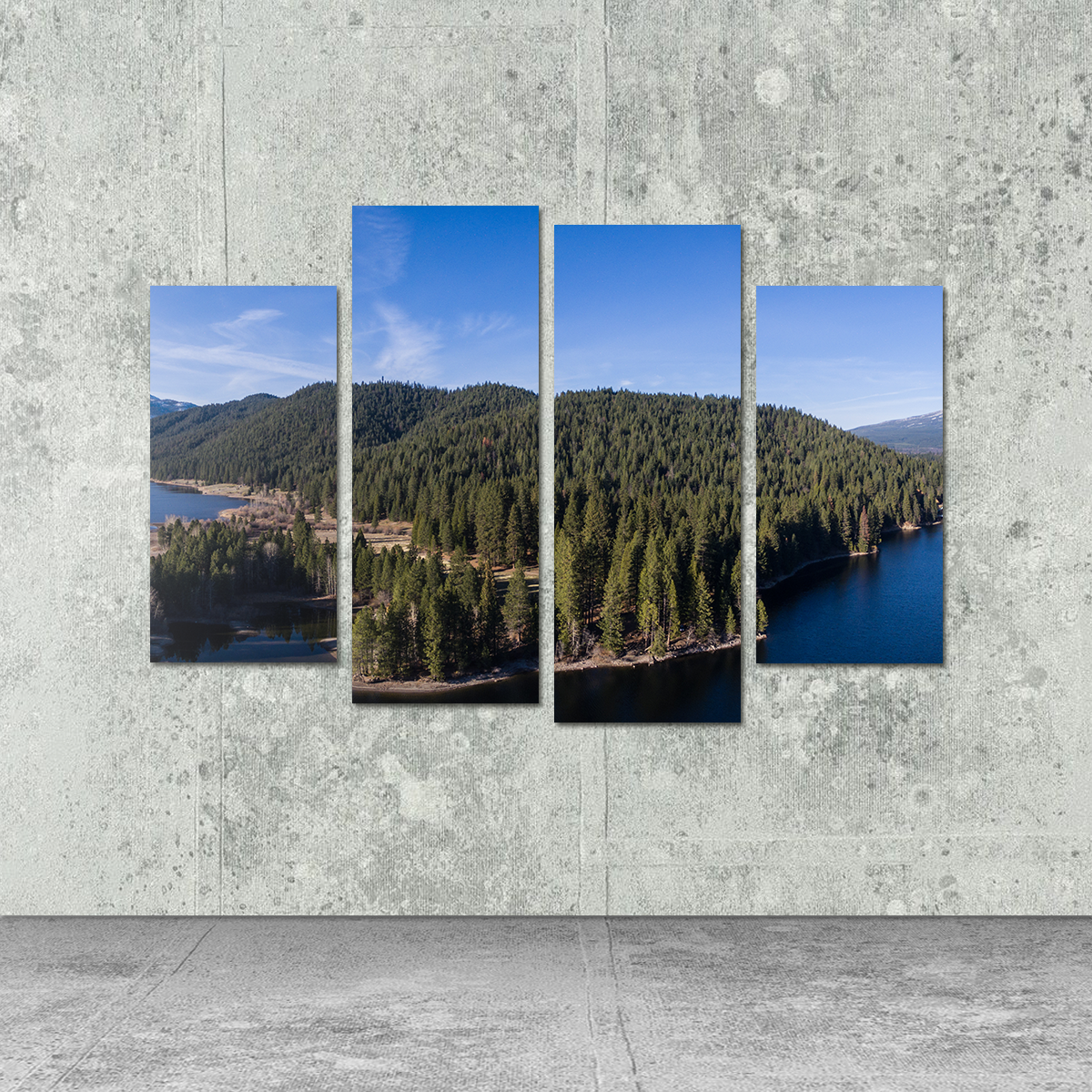 Siskiyou Lake and Mount Shasta Wall Art