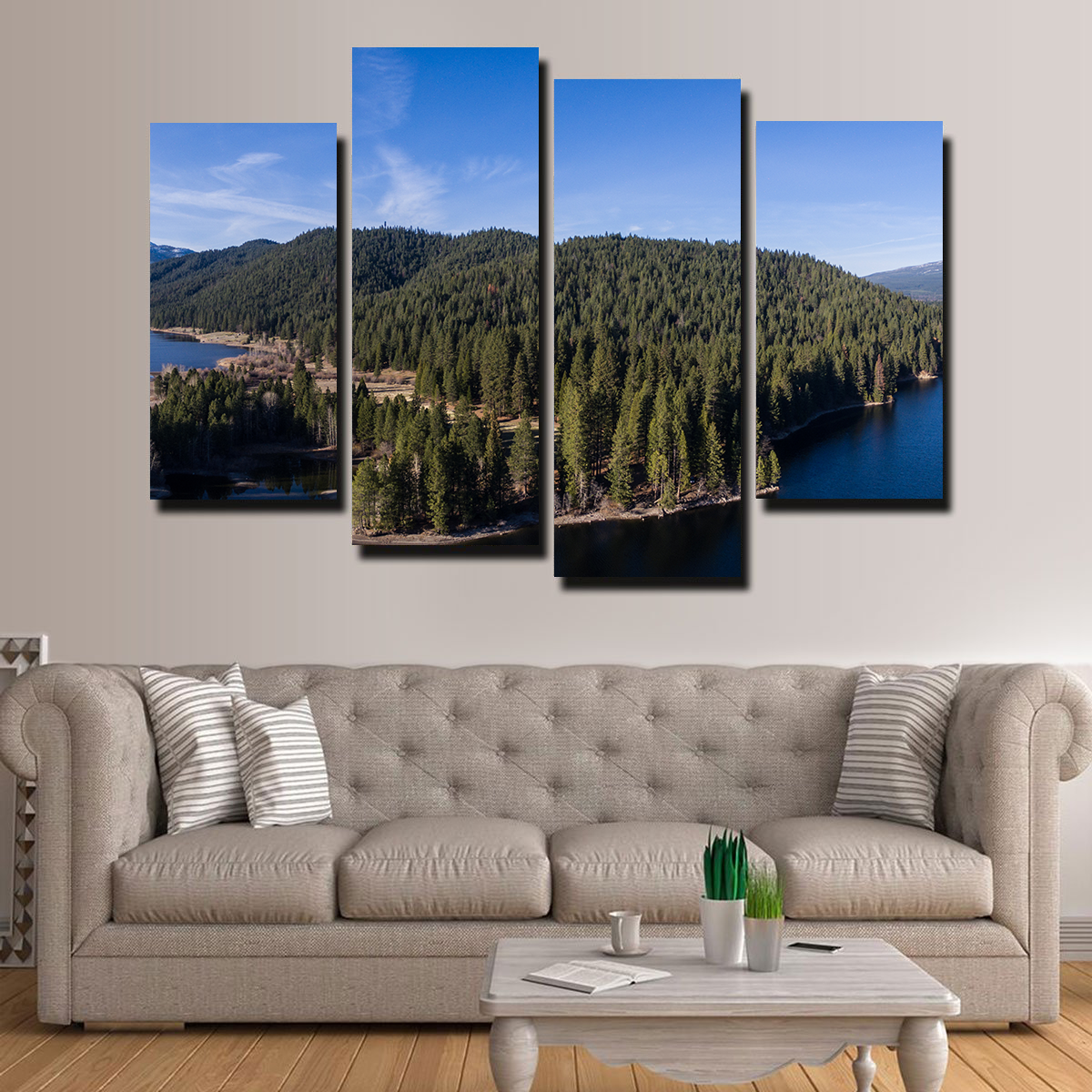 Siskiyou Lake and Mount Shasta Wall Art