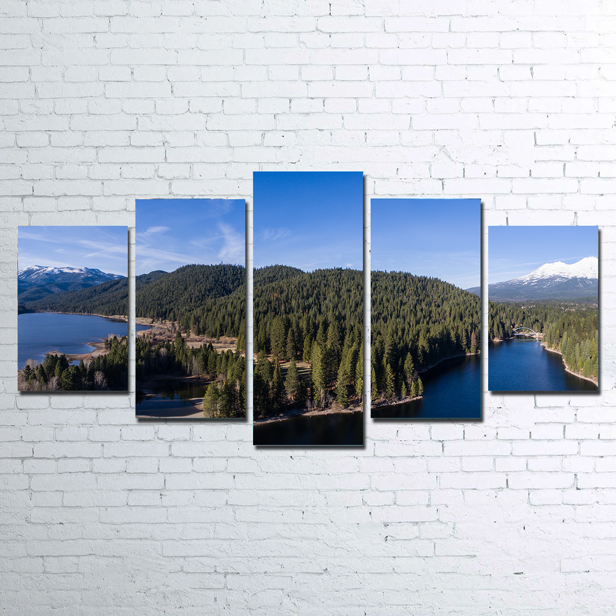 Siskiyou Lake and Mount Shasta Wall Art