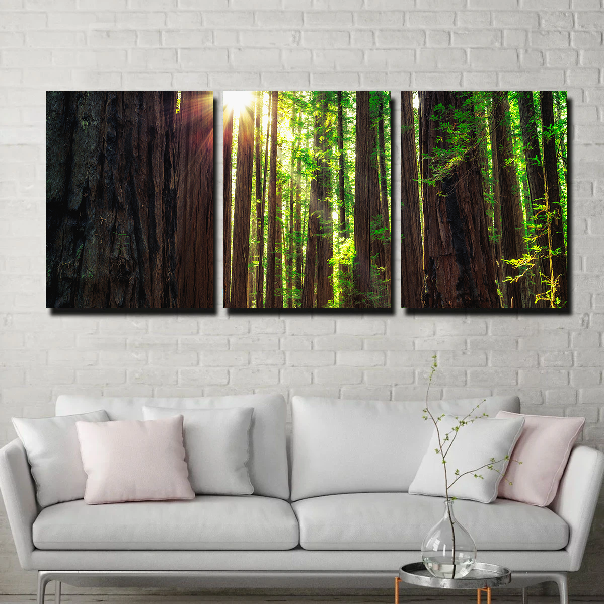 Sunrise in the Redwoods Wall Art