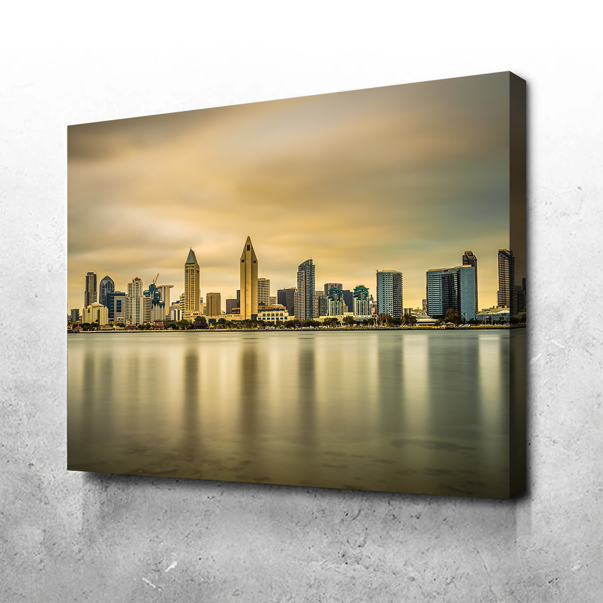 Sunset Skyline of San Diego Wall Art