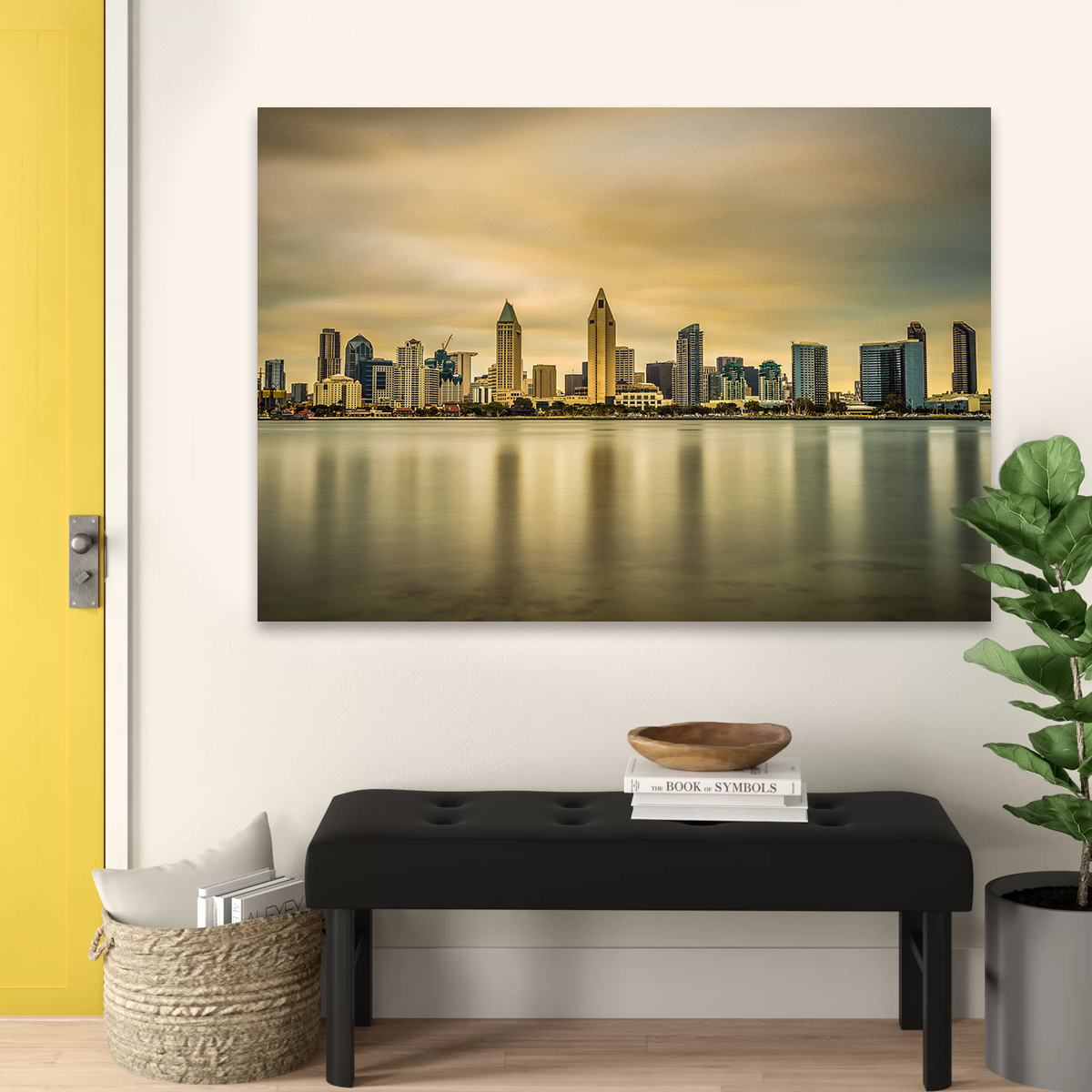 Sunset Skyline of San Diego Wall Art