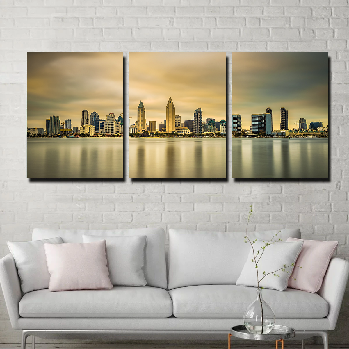Sunset Skyline of San Diego Wall Art