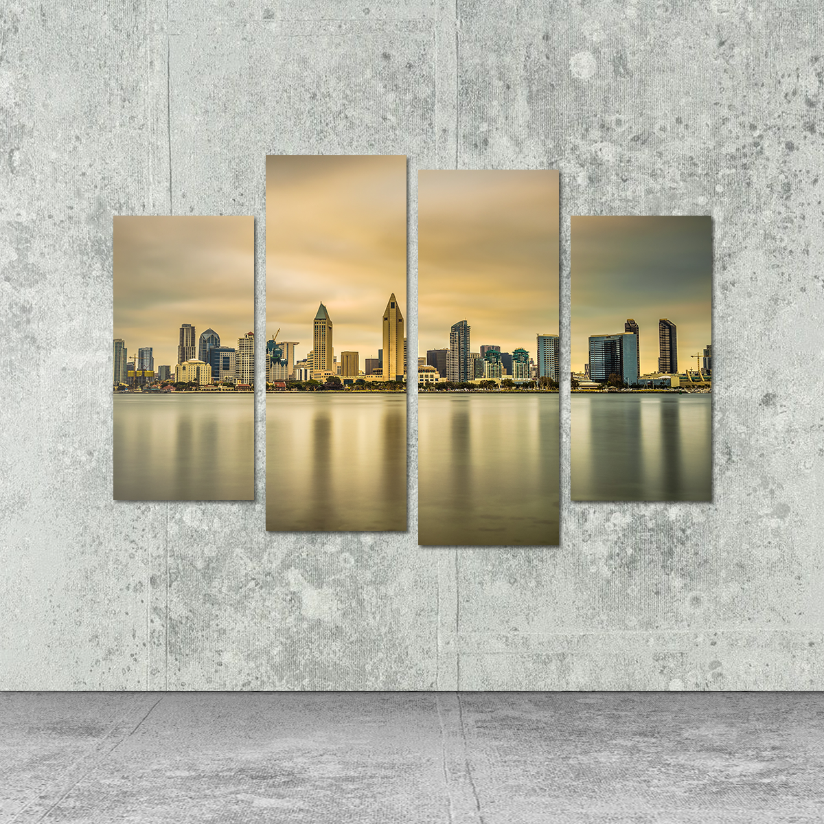 Sunset Skyline of San Diego Wall Art