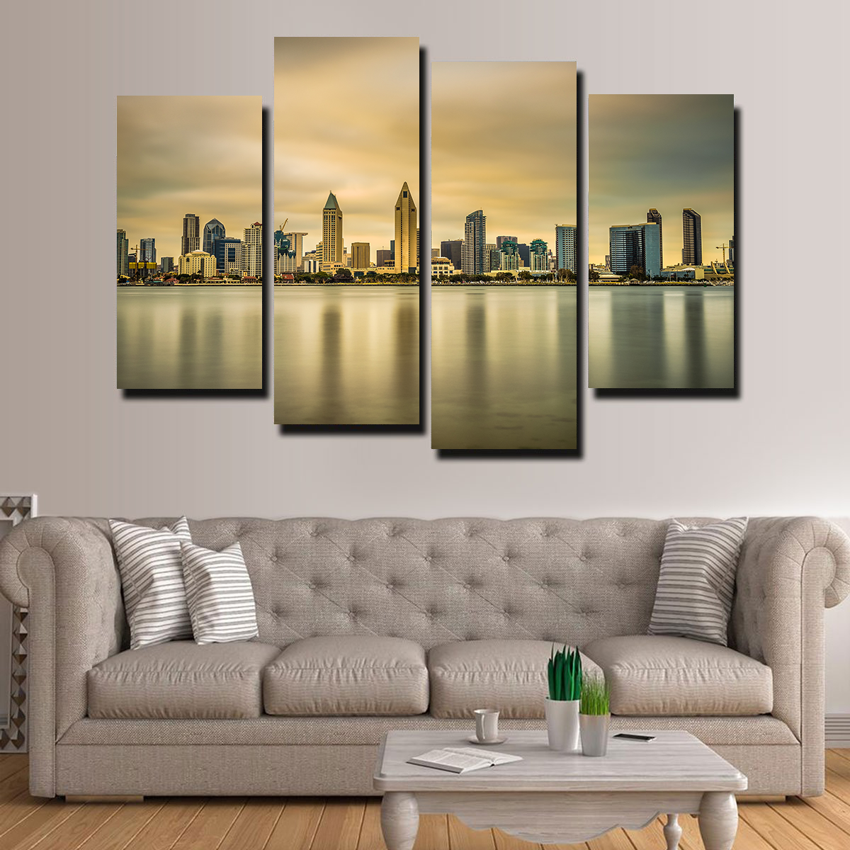 Sunset Skyline of San Diego Wall Art