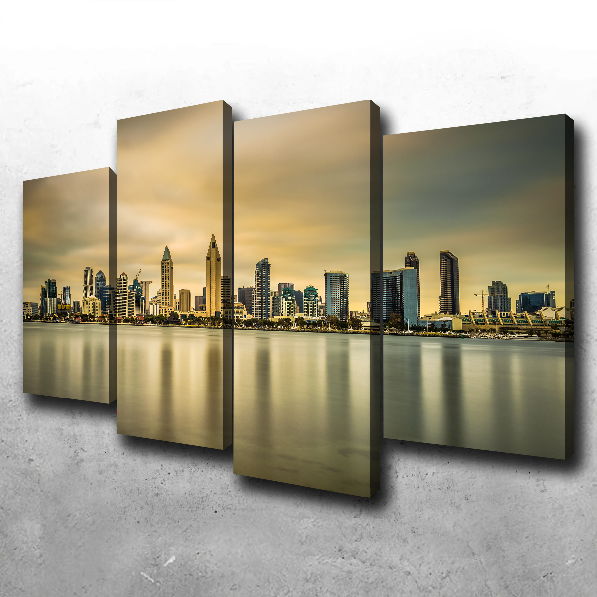 Sunset Skyline of San Diego Wall Art