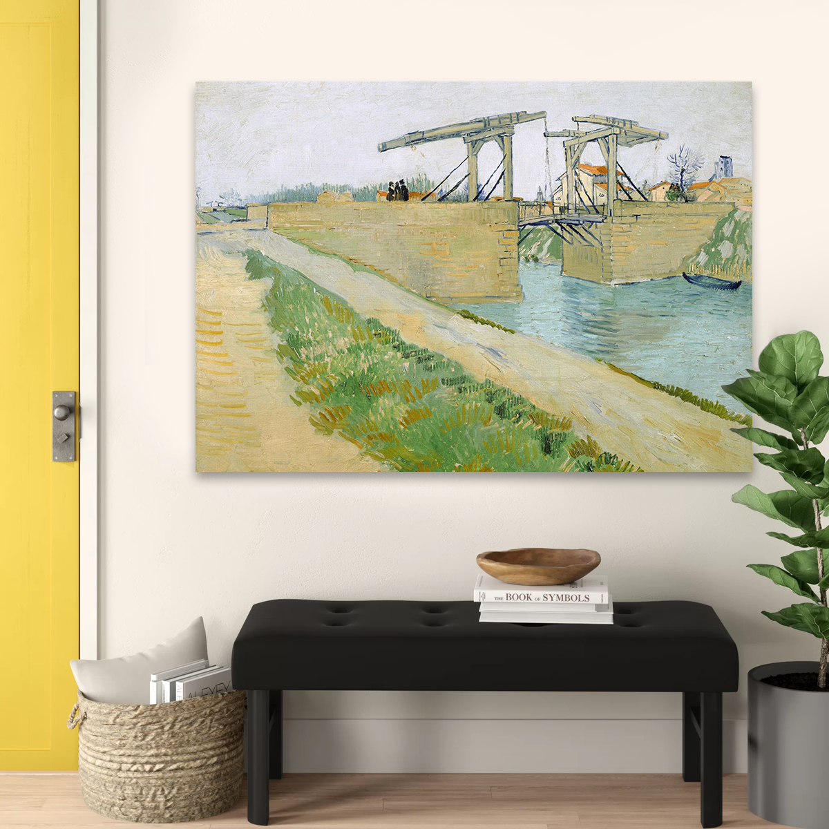 De brug van Langlois Wall Art