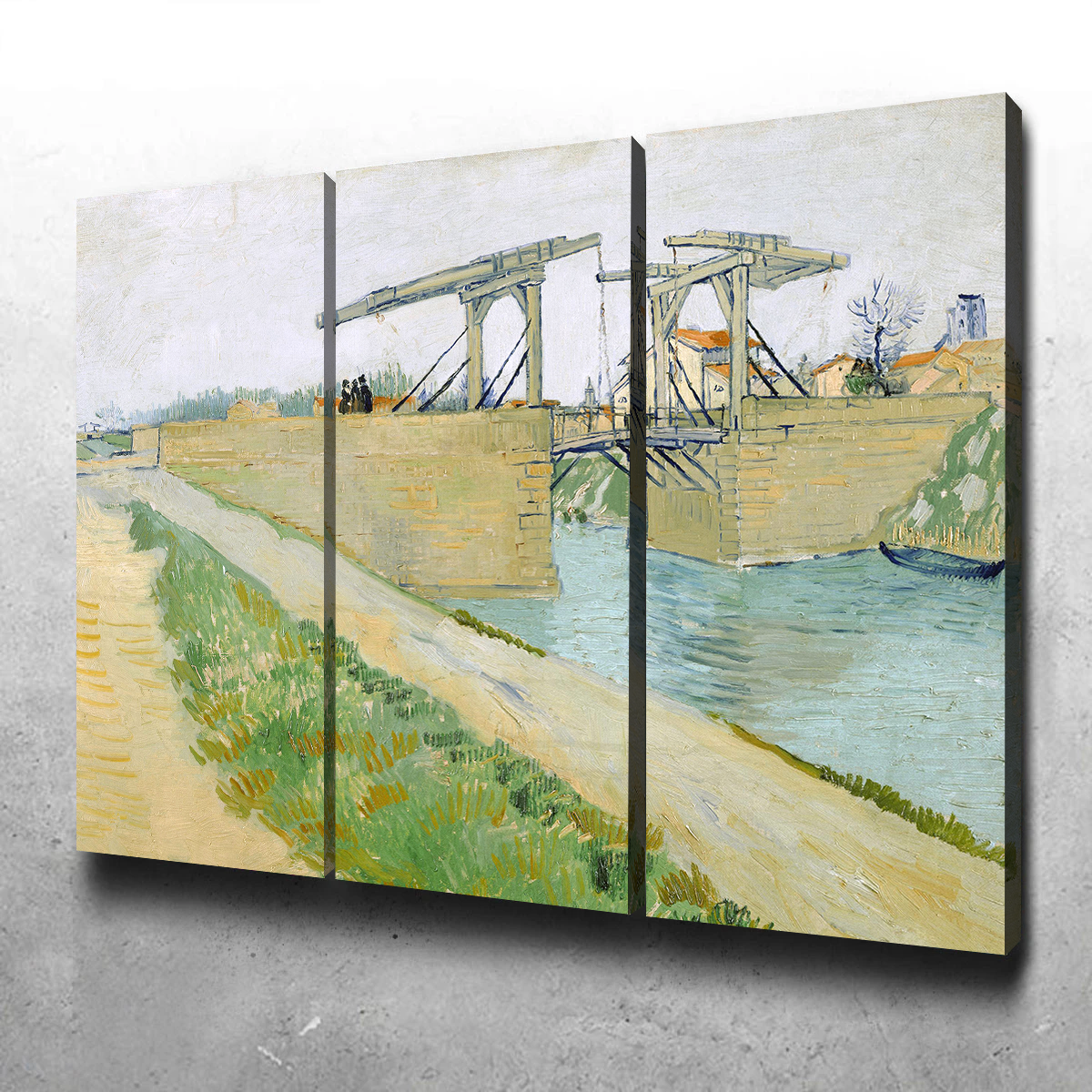 De brug van Langlois Wall Art