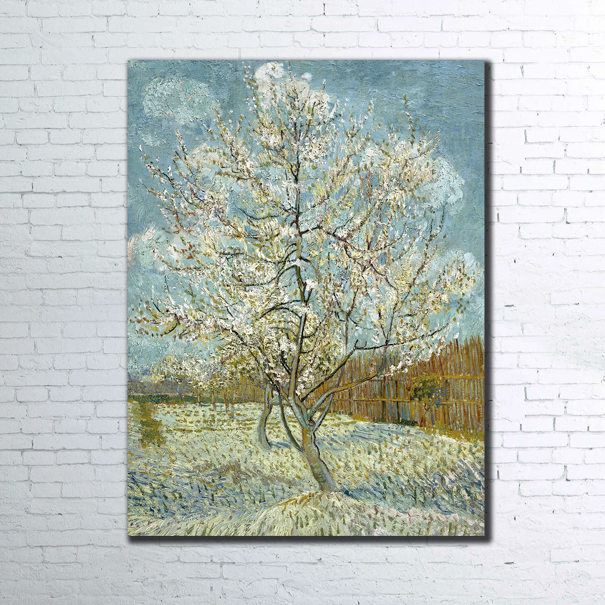 De roze perzikboom Wall Art