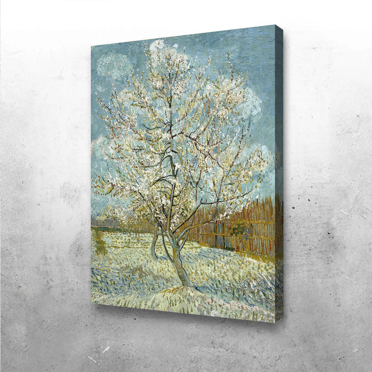 De roze perzikboom Wall Art