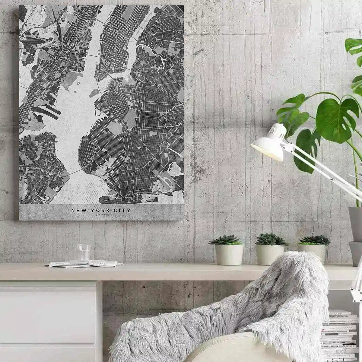 Grayscale New York City Wall Art