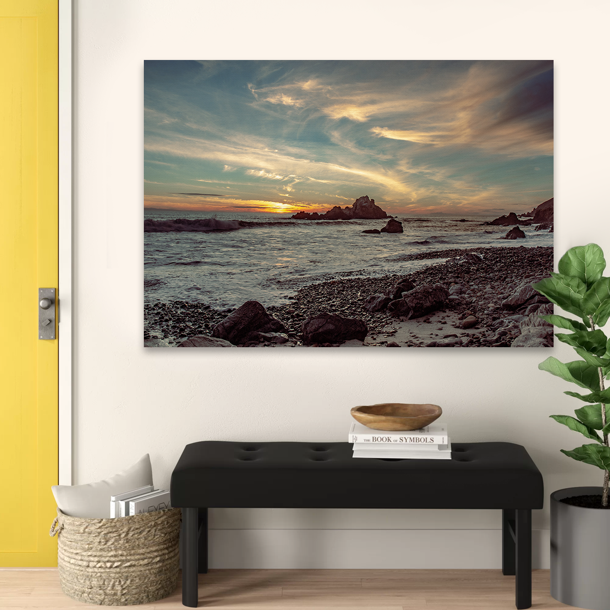 Pfieffer Beach Sunset Wall Art